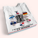 Veteran Custom Shirt My Time In Uniform Is Over But My Watch Never Ends Personalized Gift