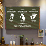 Veteran Custom Poster Operation Been There - Done That And Damn Proud Of It Personalized Gift