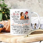 Bestie Custom Mug Thanks For Standing By My Side Personalized Best Friend Gift