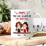 Mother Custom Mug Mom You'll Always Be My Best Tea Personalized Mother's Day Gift