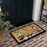 Family Custom Doormat Home Sweet Home Personalized Gift