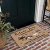 Cat Custom Doormat Welcome Home Human Servant Your Tiny Furry Overlords Personalized Gift Cat Lover