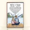 Couple Custom Poster We&#39;re A Team I Love You The Most Personalized Anniversary Gift For Her Him