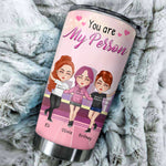 Bestie Custom Tumbler You And I Are Besties If You Fall I Will Pick You After Finish Laughing Funny Personalized Best Friend Gift