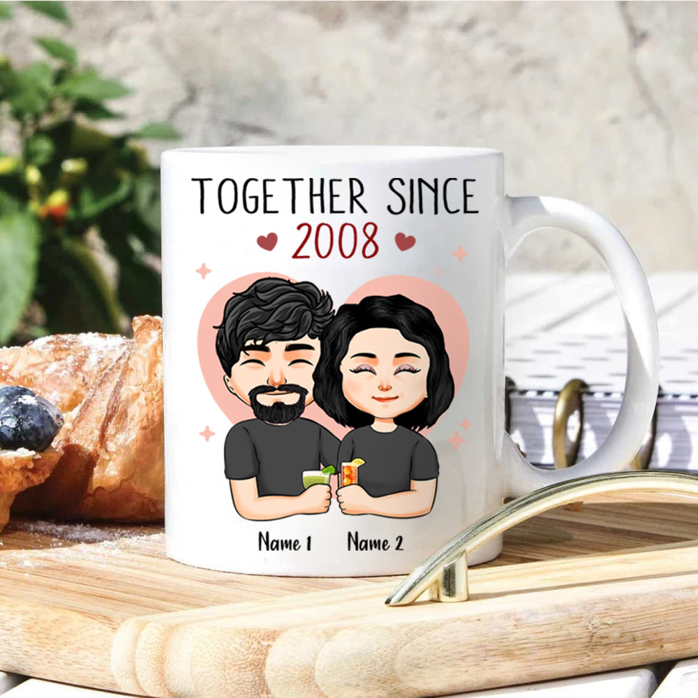 Couple Custom Mug Together Since Annoying Each Other For Years And Still Going Strong Personalized Anniversary Gift