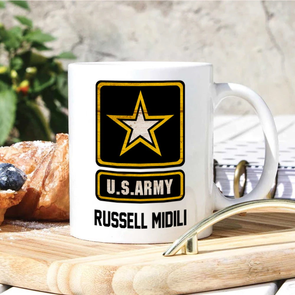 Veteran Custom Mug Legend Husband Daddy Grandpa Veteran Personalized Gift For Father's Day