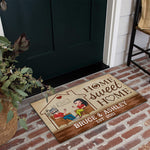 Couple Custom Doormat Home Sweet Home Personalized Gift