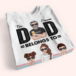 Dad Custom Shirt This Awesome Dad Belongs To Personalized Gift For Father