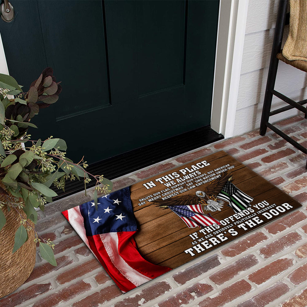 Veteran Custom Doormat Personalized Gift