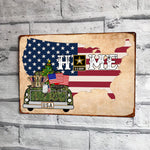 Veteran Custom Metal Sign For Family Personalized Gift