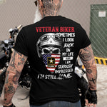 Veteran Biker Custom Shirt Sometimes I Look Back On My Life Personalized Gift
