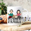 Couple Custom Mug Family With Pet Personalized Gift