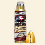 Veteran Custom Bullet Tumbler US Military Oath of Enlistment