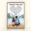 Couple Custom Poster The Day I Met You I Found My Missing Piece Personalized Anniversary Gift For Him Her