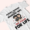 Married Couple Custom Shirt Asshole Husband And Smartass Wife Best Friends For Life Personalized Gift