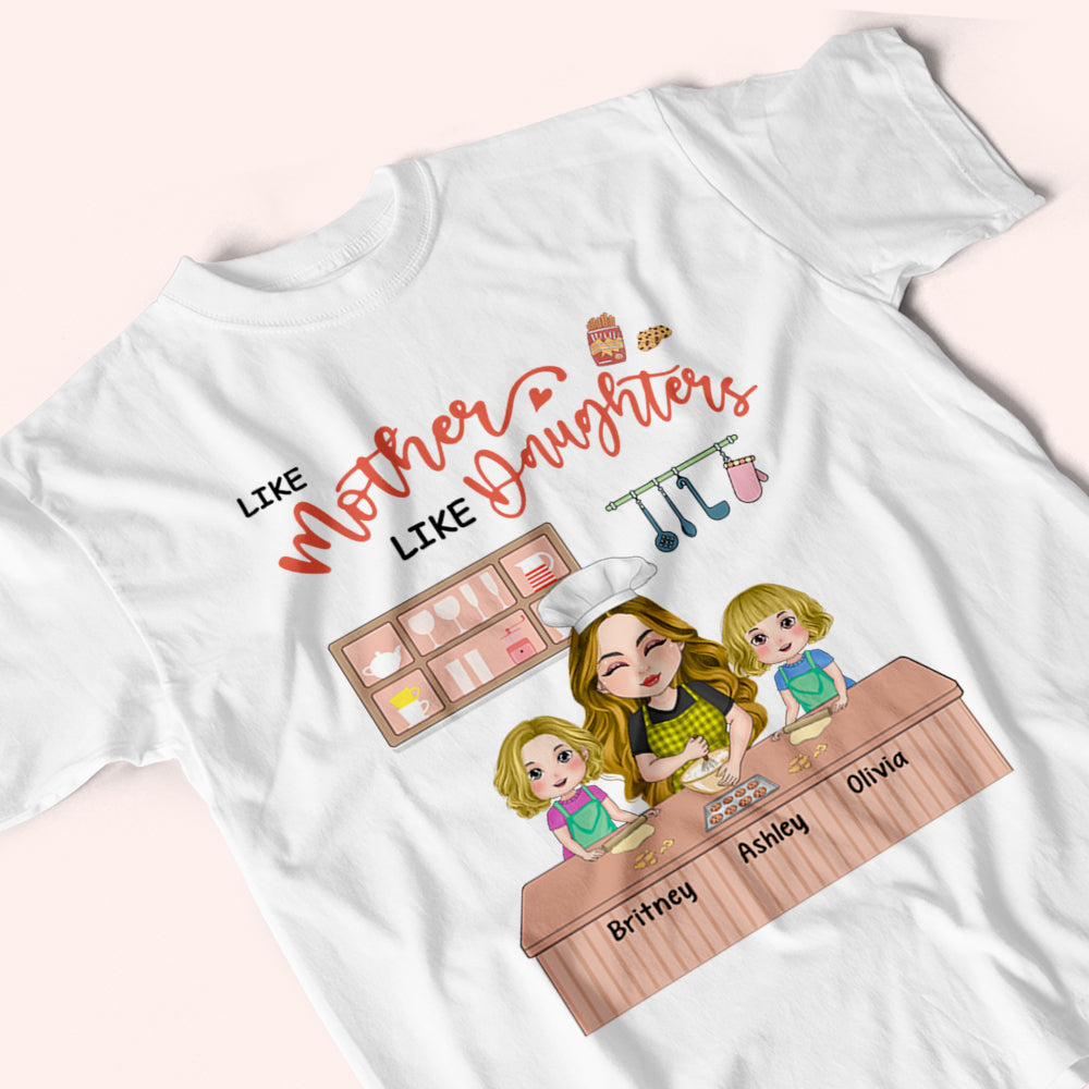 Baking Custom Shirt Like Mother Like Daughter Personalized Gift