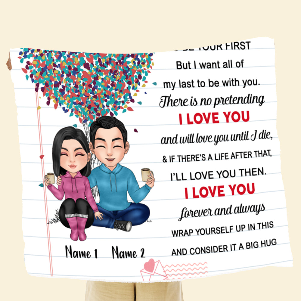 Couple Custom Blanket The Day I Met You I Found The One Whom My Soul Loves Personalized Gift