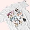 Cat Custom Shirt Best Cat Dad In The Hole World Personalized Gift