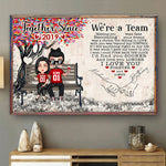 Couple Custom Poster We're A Team Meeting You Was Fate Together Since Personalized Anniversary Gift