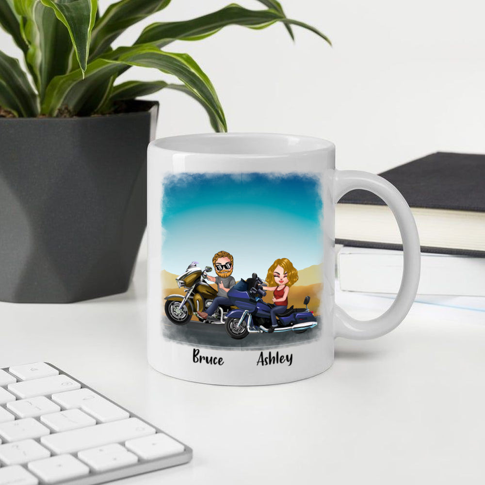 Motorcycle Custom Mug Like Father Like Daughter Personalized Gift