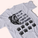 Grandpa Custom Shirt You Can't Tell Me What To Do Personalized Gift