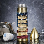 Veteran Custom Bullet Tumbler US Military Oath of Enlistment