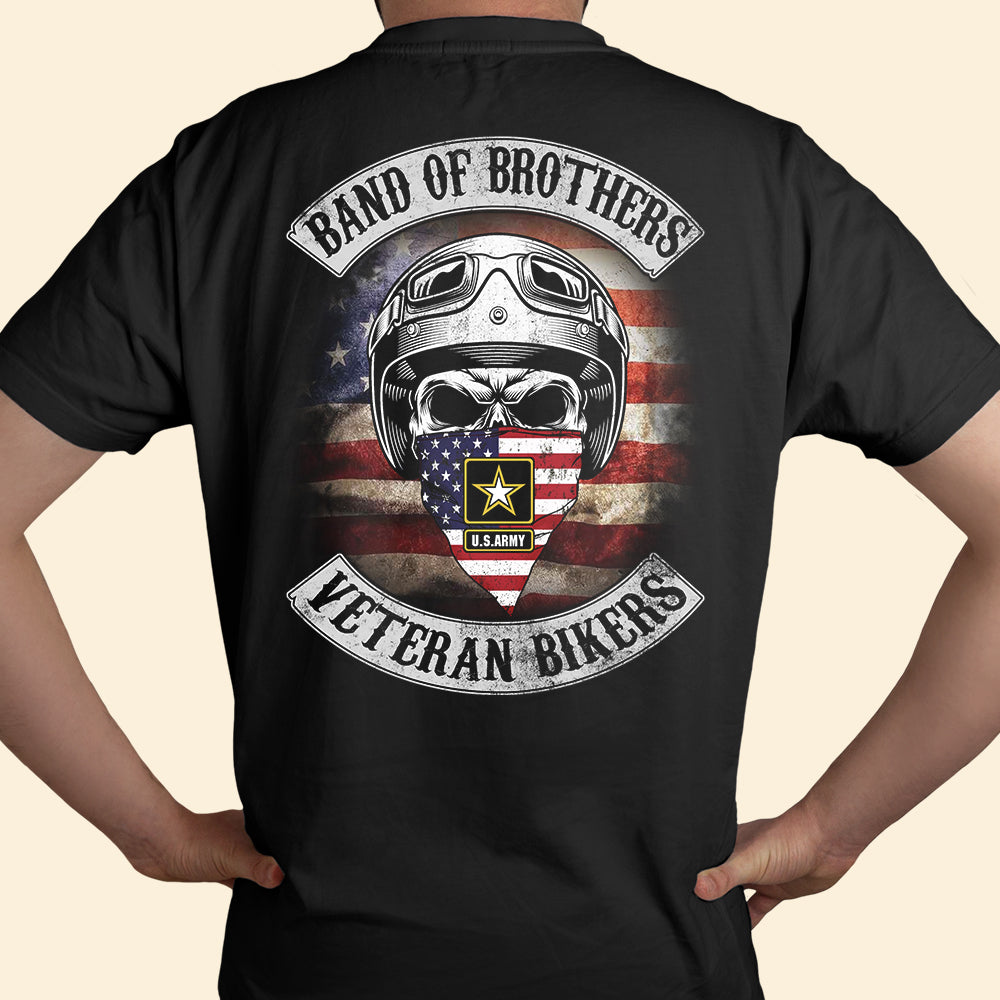 Veteran Custom Shirt Band Of Brothers Veteran Bikers Personalized Gift