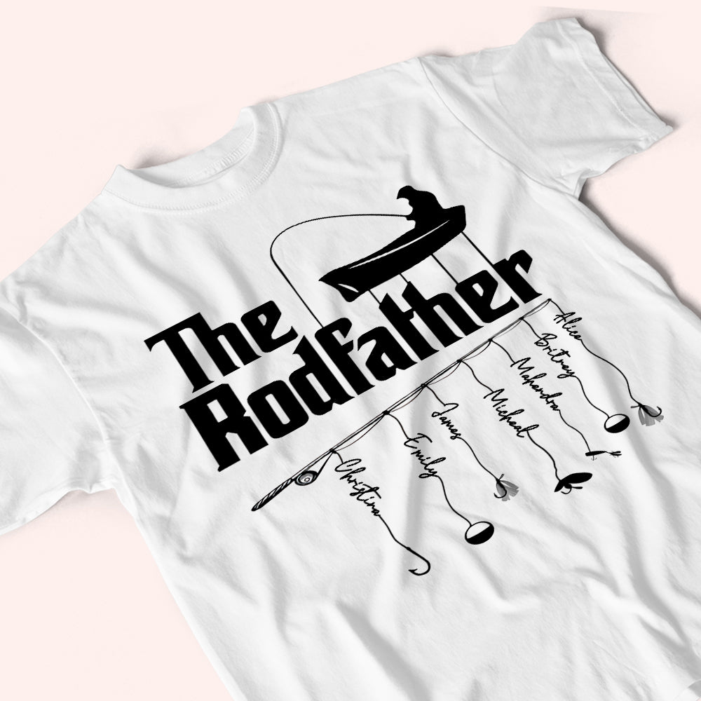 Fishing Dad Custom Shirt The Rodfather Personalized GiftFather'S Day 2021 Gift