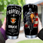 Veteran Custom Tumbler Property of Veteran Personalized Gift