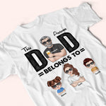 Dad Custom Shirt This Awesome Dad Belongs To Personalized Gift For Father