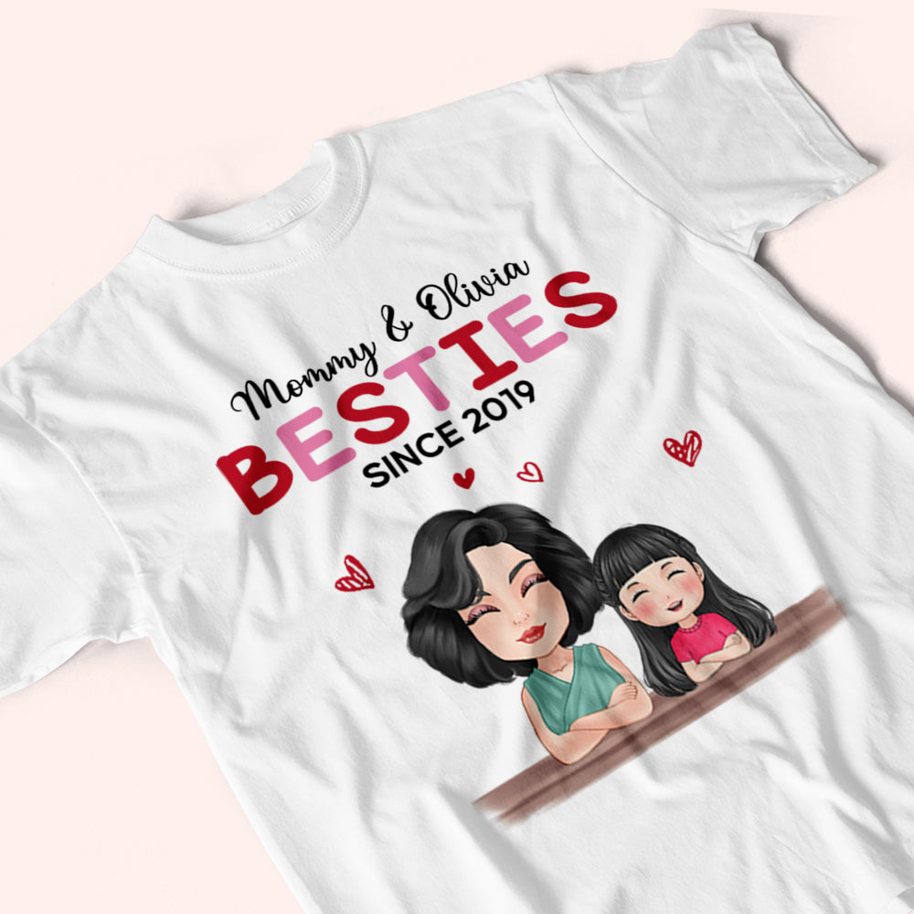 Mom And Kid Custom Shirt Best Friends Since Personalized Gift