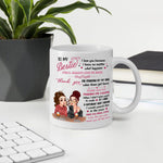 Bestie Custom Mug Thank You For Making Me Laugh Personalized Best friend Gift