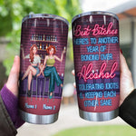 Bestie Custom Tumbler Best Bitches Here's To Another Year Of Bonding Over Alcohol Personalized Best Friend Gift