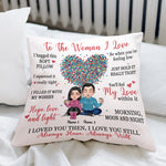 Couple Custom Pillow Hold This And Feel My Love Within Loved You Then Love You Still Personalized Anniversary Gift