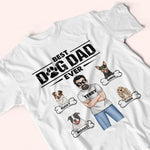 Dog Custom Shirt Best Dog Dad Ever Personalized Father's Day Gift