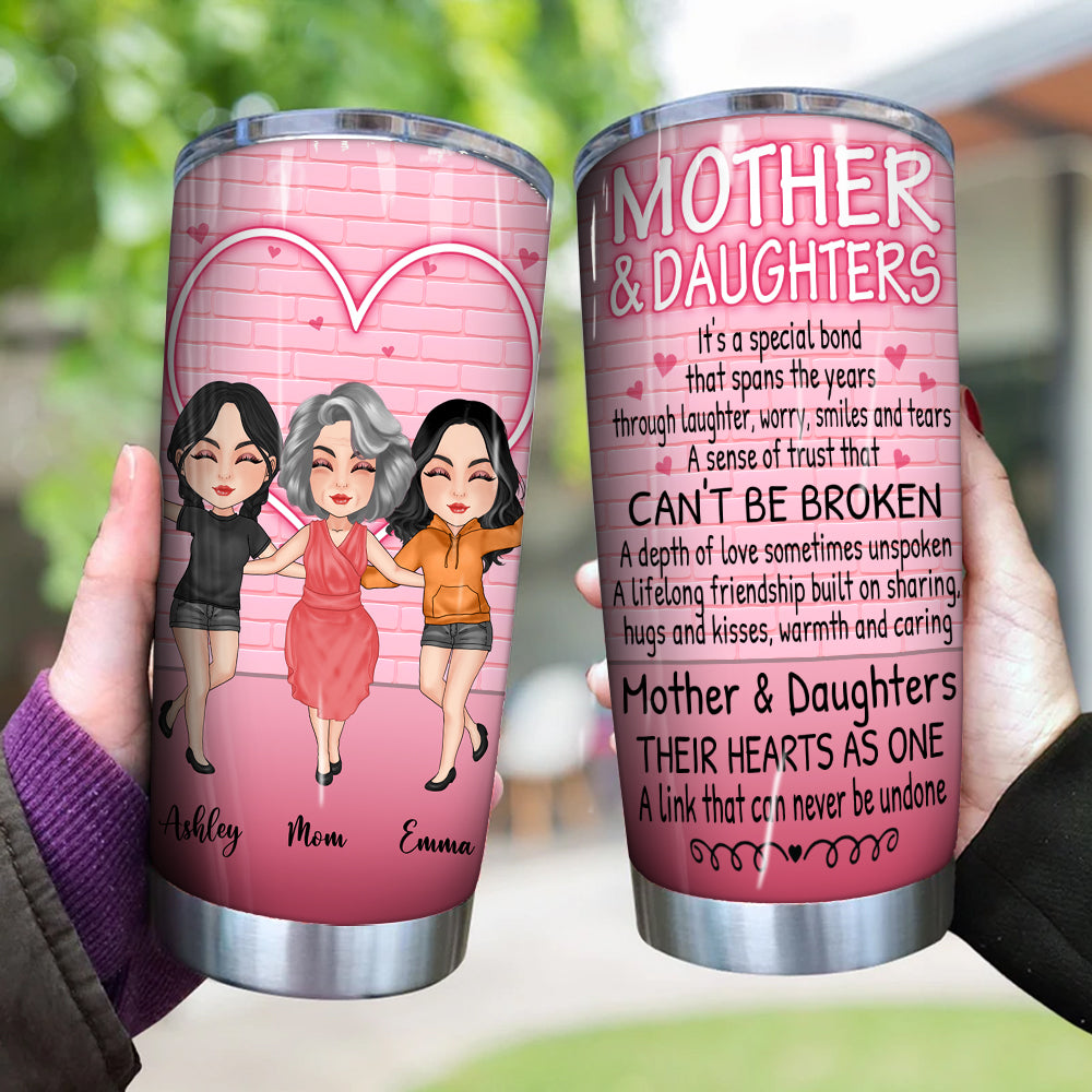Mom Gifts from Daughters - 20oz Stainless Steel Insulated Pink