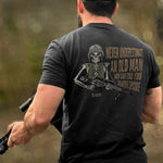 Veteran Custom Shirt Never Underestimate An Old Man Who Can End You From Another Zipcode Personalized Gift