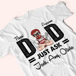 Dad Custom Shirt Flippin Awesome Dad Just Ask Personalized Gift