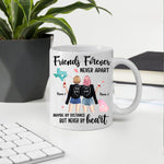 Bestie Custom Mug Friends Forever Never Apart Maybe In Distance Long Distance Friendship Personalized Gift