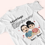 Couple Custom Shirt Marriage Funny Definition Personalized Anniversary Gift