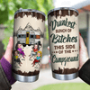 Camping Custom Tumbler Drunkest Bunch Of Bitches Personalized Gift
