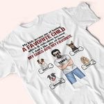 Dog Dad Custom Shirt My Dogs Are My Favorite Personalized Gift