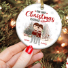 Couple Custom Ornament First Christmas Together Personalized Gift
