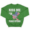 Veteran Custom Shirt Kiss Me I&#39;m A Female Veteran Personalized Gift