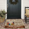 Couple Custom Doormat Home Sweet Home Personalized Gift