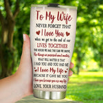 Couple Custom Tumbler I Want To Grow Old With You Personalized Anniversary Gift For Him Her