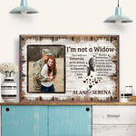 Veteran Custom Poster I'm Not A Widow Personalized Gift for Memorial Day