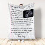 To Mummy From Bump Custom Blanket We Haven't Met Yet Personalized Gift