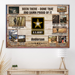 Veteran Custom Poster Been There Done That And Damn Proud Of It Personalized Gift