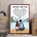 Couple Custom Poster The Day I Met You I Found My Missing Piece Personalized Anniversary Gift For Him Her